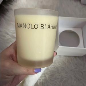 Manola blahnik candle